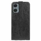 For Motorola Moto G24 Power R64 Texture Single Vertical Flip Leather Phone Case(Black) - 3