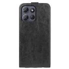 For Motorola Moto G Power 2025 R64 Texture Single Vertical Flip Leather Phone Case(Black) - 3