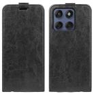 For Motorola Moto Edge 60 Fusion R64 Texture Single Vertical Flip Leather Phone Case(Black) - 1