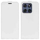 For Motorola Moto Edge 60 Fusion R64 Texture Single Vertical Flip Leather Phone Case(White) - 1