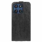 For Motorola Moto G Stylus 5G 2025 R64 Texture Single Vertical Flip Leather Phone Case(Black) - 3