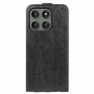 For Motorola Edge 60 Pro R64 Texture Single Vertical Flip Leather Phone Case(Black) - 3