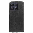 For Motorola Moto G86 5G R64 Texture Single Vertical Flip Leather Phone Case(Black) - 3