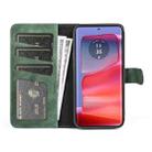 For Motolora Edge 50 Pro Stitching Horizontal Flip Leather Phone Case(Green) - 3