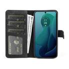 For Motolora Moto G 5G 2024 Stitching Horizontal Flip Leather Phone Case(Black) - 3