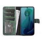 For Motolora Moto G 5G 2024 Stitching Horizontal Flip Leather Phone Case(Green) - 3