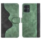 For Motolora Moto G54 Stitching Horizontal Flip Leather Phone Case(Green) - 2