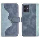 For Motolora Moto G54 Stitching Horizontal Flip Leather Phone Case(Blue) - 2