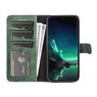 For Motolora Edge 40 Neo Stitching Horizontal Flip Leather Phone Case(Green) - 3