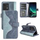 For Motolora Edge 40 Neo Stitching Horizontal Flip Leather Phone Case(Blue) - 1