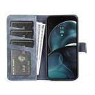 For Motolora Moto G14 Stitching Horizontal Flip Leather Phone Case(Blue) - 3