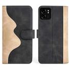 For Motolora Edge 40 Stitching Horizontal Flip Leather Phone Case(Black) - 2