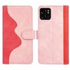 For Motolora Edge 40 Stitching Horizontal Flip Leather Phone Case(Red) - 2