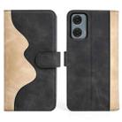 For Motolora Moto G24 Power Stitching Horizontal Flip Leather Phone Case(Black) - 2