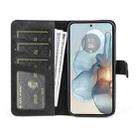 For Motolora Moto G24 Power Stitching Horizontal Flip Leather Phone Case(Black) - 3