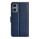 For Motorola Moto G24 Power Dual-side Magnetic Buckle Horizontal Flip Leather Phone Case(Dark Blue) - 3