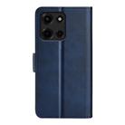 For Motorola Moto G 5G 2025 Dual-side Magnetic Buckle Horizontal Flip Leather Phone Case(Dark Blue) - 3