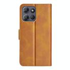 For Motorola Moto G Power 2025 Dual-side Magnetic Buckle Horizontal Flip Leather Phone Case(Yellow) - 3