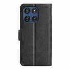 For Motorola Moto G Stylus 5G 2025 Dual-side Magnetic Buckle Horizontal Flip Leather Phone Case(Black) - 3
