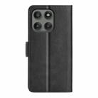 For Motorola Edge 60 Pro Dual-side Magnetic Buckle Horizontal Flip Leather Phone Case(Black) - 3