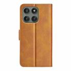 For Motorola Edge 60 Pro Dual-side Magnetic Buckle Horizontal Flip Leather Phone Case(Yellow) - 3