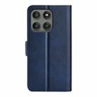 For Motorola Edge 60 Pro Dual-side Magnetic Buckle Horizontal Flip Leather Phone Case(Dark Blue) - 3