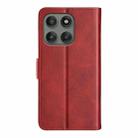 For Motorola Edge 60 Pro Dual-side Magnetic Buckle Horizontal Flip Leather Phone Case(Red) - 3