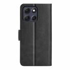 For Motorola Moto G86 5G Dual-side Magnetic Buckle Horizontal Flip Leather Phone Case(Black) - 3