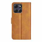 For Motorola Moto G86 5G Dual-side Magnetic Buckle Horizontal Flip Leather Phone Case(Yellow) - 2