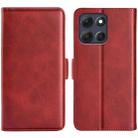 For Motorola Moto G86 5G Dual-side Magnetic Buckle Horizontal Flip Leather Phone Case(Red) - 2