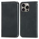 For iPhone 16 Pro Retro Skin Feel Magnetic Flip Leather Phone Case(Black) - 2