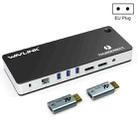 Wavlink UTD21H 60W Host Charging Thunderbolt 3 Docking Station 4K Dual Display 11 in 1 Ports, Plug:EU Plug - 1