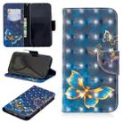 For iPhone XR 3D Colored Drawing Pattern Horizontal Flip Leather Case with Holder & Card Slots & Wallet(Butterfly) - 1