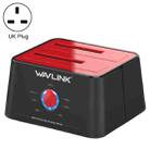 Wavlink ST334U SSD Dual Bay External Hard Drive Docking Station USB 3.0 to SATA I/II/III(UK Plug) - 1