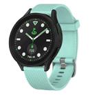 For Samsung Galaxy watch 5 Pro Golf Edition 20mm Diamond Textured Silicone Watch Band(Teal) - 1