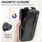 For Huawei Nova 11 Pro Zipper Wallet Vertical Flip Leather Phone Case(Brown) - 4