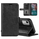 For Nokia C12 R64 Texture Horizontal Flip Leather Phone Case(Black) - 1