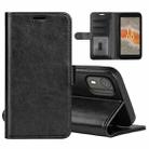 For Nokia C02 R64 Texture Horizontal Flip Leather Phone Case(Black) - 1
