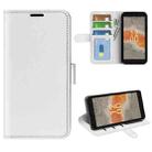 For Nokia C02 R64 Texture Horizontal Flip Leather Phone Case(White) - 1