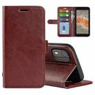 For Nokia C02 R64 Texture Horizontal Flip Leather Phone Case(Brown) - 1