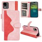 For Nokia C110 Stitching Horizontal Flip Leather Phone Case(Red) - 1