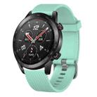 For Huawei Watch Buds 22mm Diamond Textured Silicone Watch Band(Sky Blue) - 1