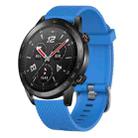 For Huawei Watch Buds 22mm Diamond Textured Silicone Watch Band(Midnight Blue) - 1