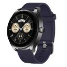 For Huawei Watch GT3 46mm 22mm Diamond Textured Silicone Watch Band(Purple) - 1