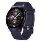 For Huawei Watch 3 22mm Diamond Textured Silicone Watch Band(Purple) - 1