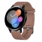 For Huawei Watch 3 22mm Diamond Textured Silicone Watch Band(Pink) - 1