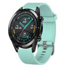 For Honor Watch Dream 22mm Diamond Textured Silicone Watch Band(Sky Blue) - 1