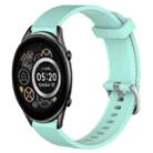 For Xiaomi Haylou RT2 LS10 22mm Diamond Textured Silicone Watch Band(Teal) - 1