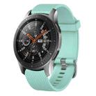 For Samsung Galaxy Watch 46mm 22mm Diamond Textured Silicone Watch Band(Water Duck) - 1