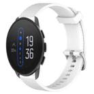 For  Suunto 9 Peak 22mm Diamond Textured Silicone Watch Band(White) - 1